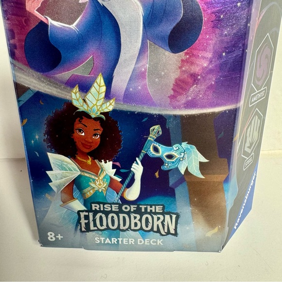 NWT. Disney Lorcana: Rise of the Floodborn Starter Deck Merlin & Tiana. NWT. Disney Lorcana: Rise of the Floodborn Starter Deck Merlin & Tiana.